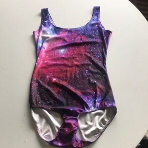 Galaxy swimsuit or body suit Small